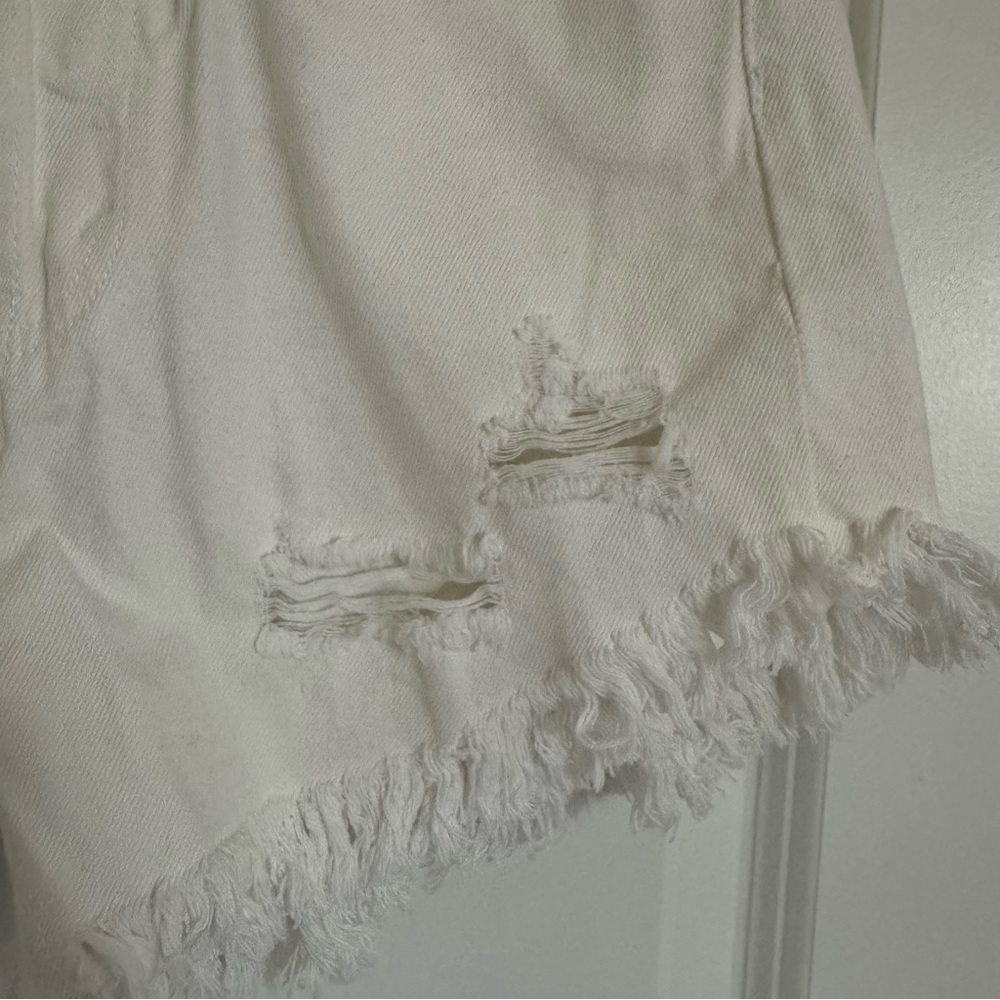 Wild Fable White Highest Rise Jean Shorts, 2 - Picture 4 of 14
